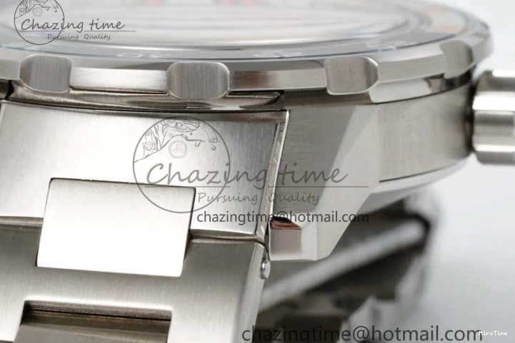 MIROTIME 0725 BestValue Aquatimer Automatic SS RSF 1:1 Best Edition White Orange Dial on SS Bracelet A 7072